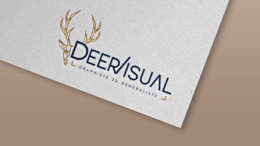 logo-graphiste-3d-or-et-bleu-deer-visual